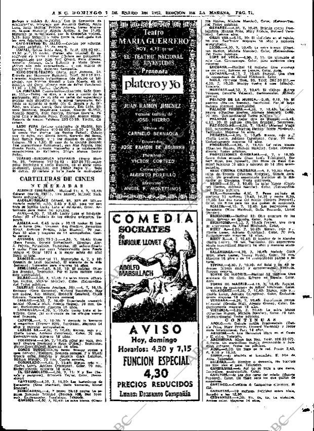 ABC MADRID 07-01-1973 página 71