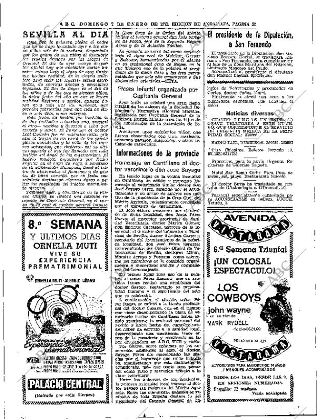 ABC SEVILLA 07-01-1973 página 51