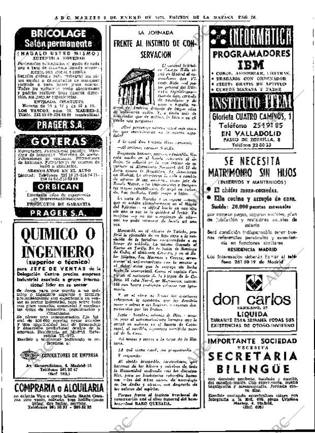 ABC MADRID 09-01-1973 página 26