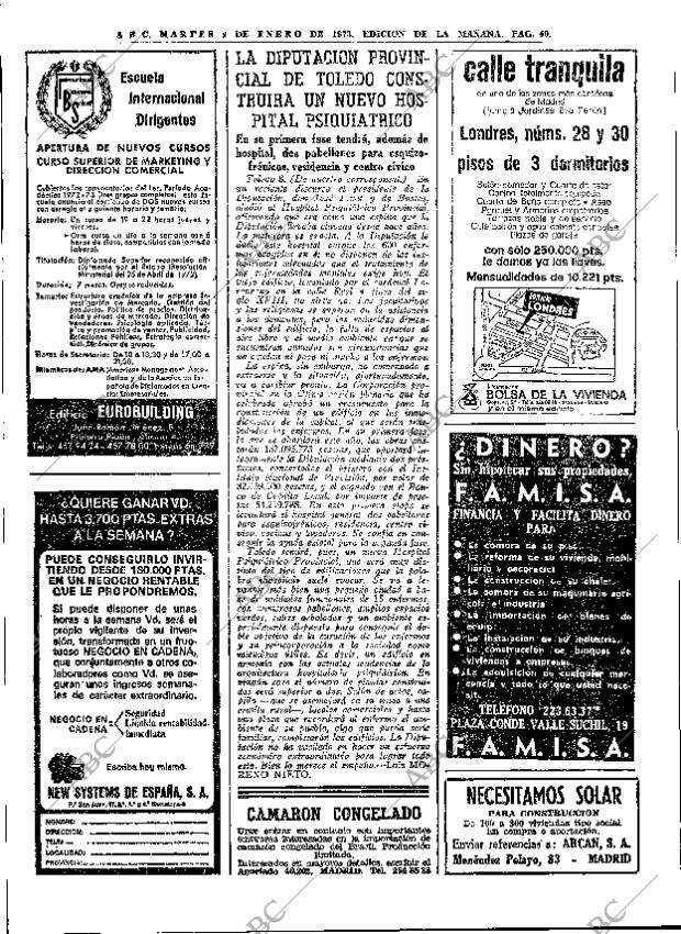 ABC MADRID 09-01-1973 página 40