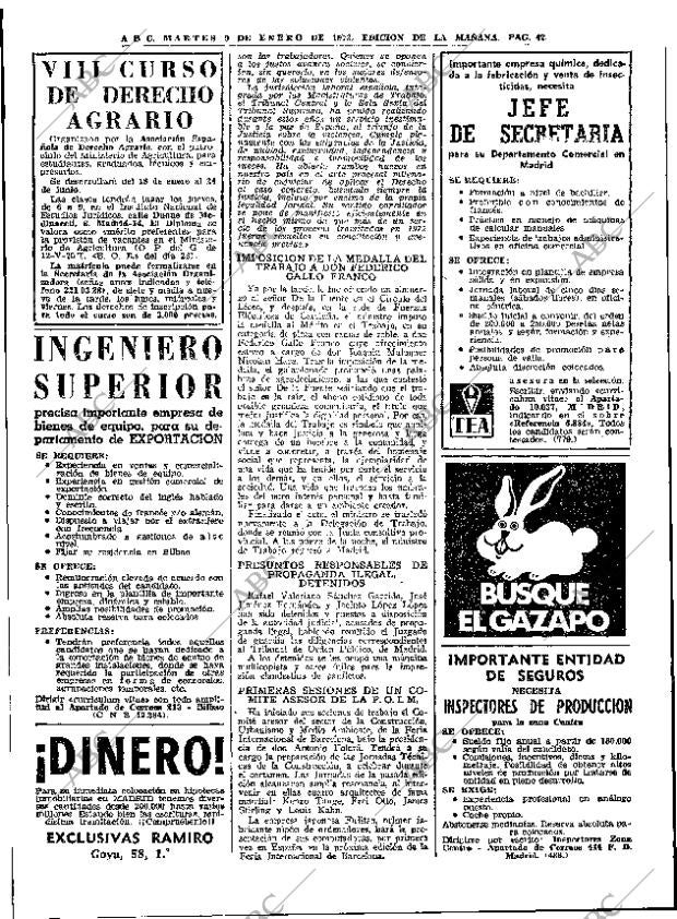 ABC MADRID 09-01-1973 página 42