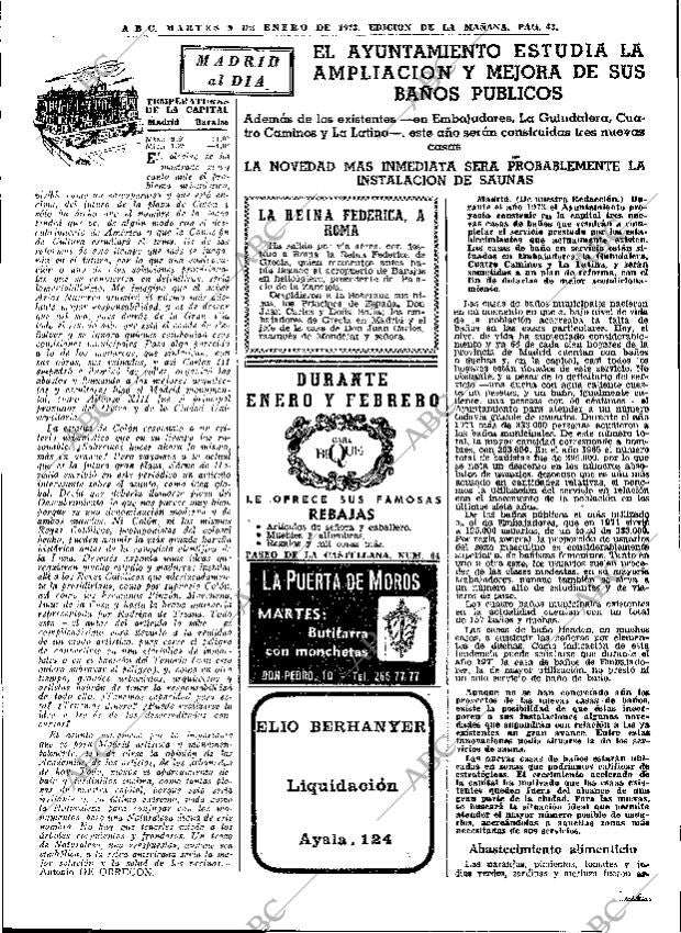 ABC MADRID 09-01-1973 página 43