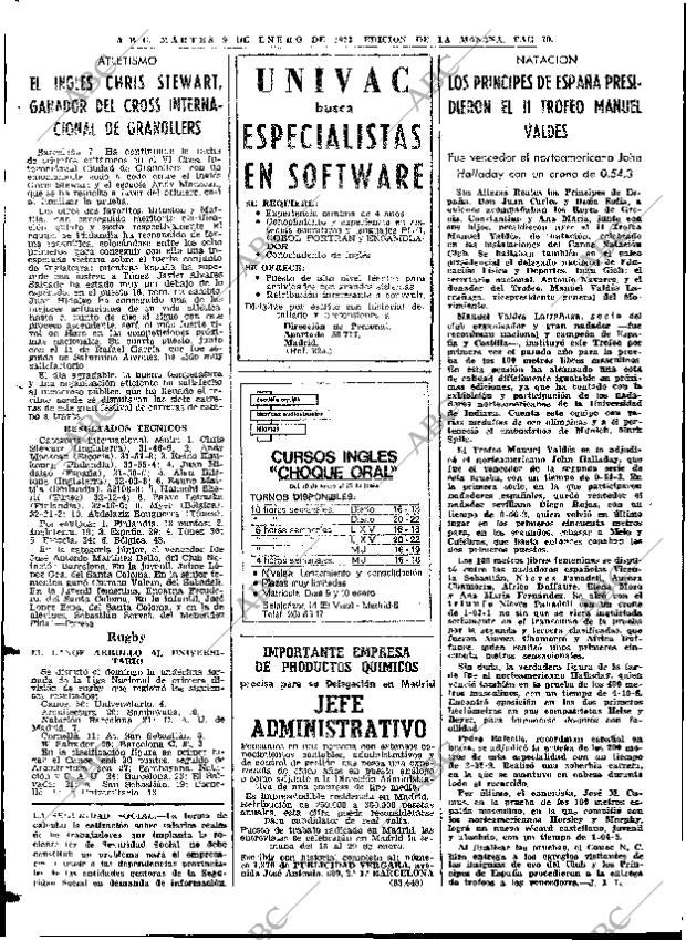 ABC MADRID 09-01-1973 página 70