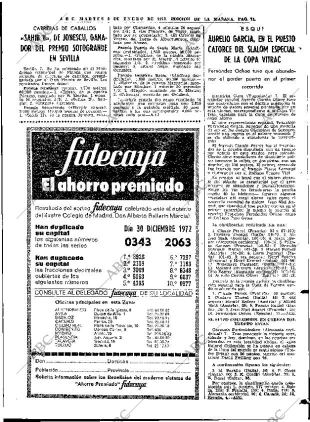 ABC MADRID 09-01-1973 página 71