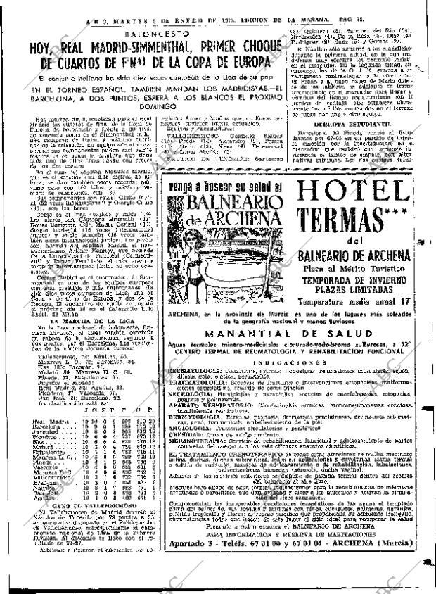 ABC MADRID 09-01-1973 página 73