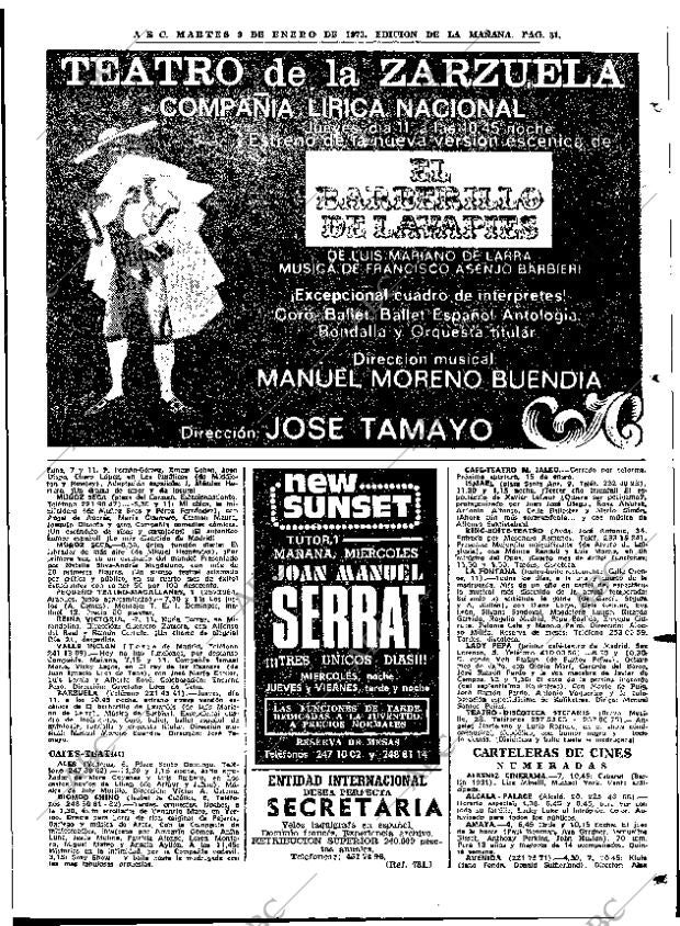 ABC MADRID 09-01-1973 página 81