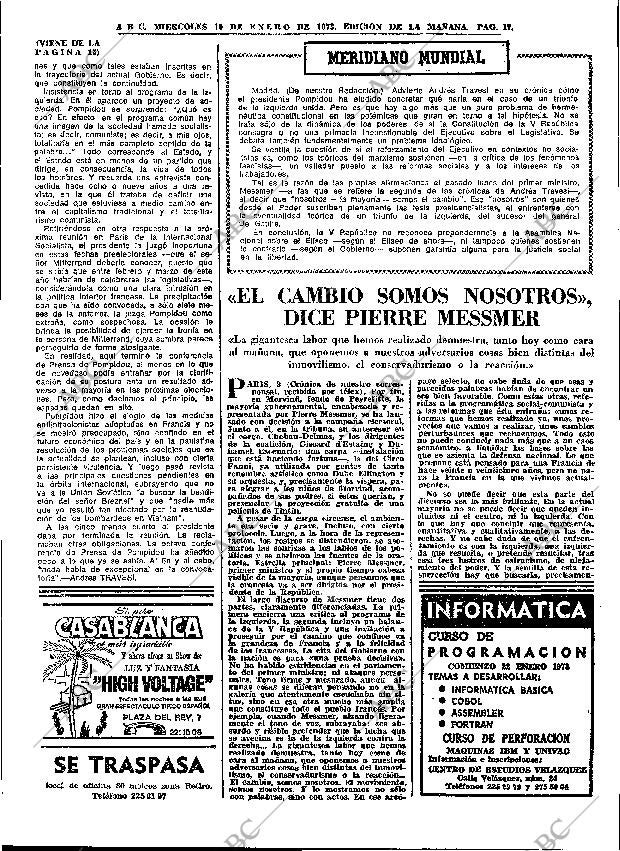 ABC MADRID 10-01-1973 página 17