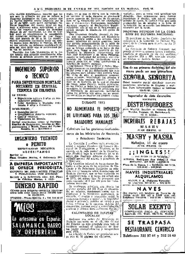 ABC MADRID 10-01-1973 página 28