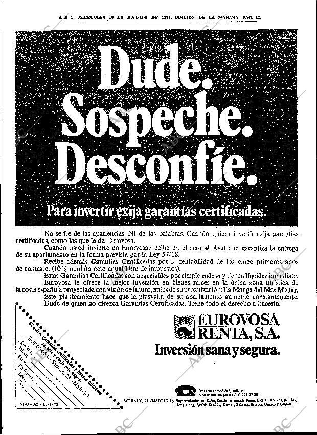 ABC MADRID 10-01-1973 página 32