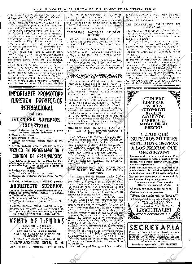 ABC MADRID 10-01-1973 página 42