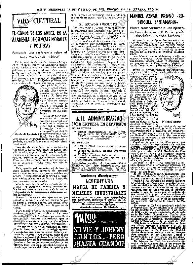ABC MADRID 10-01-1973 página 49