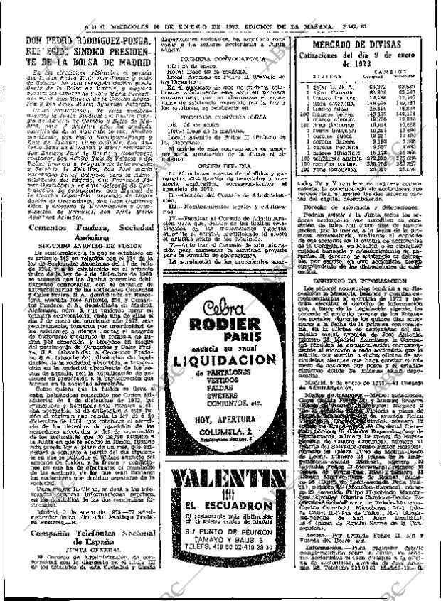 ABC MADRID 10-01-1973 página 61