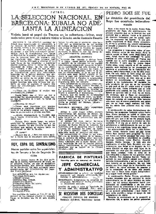 ABC MADRID 10-01-1973 página 65