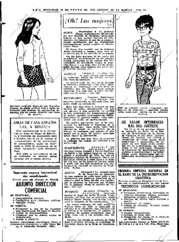 ABC MADRID 10-01-1973 página 72