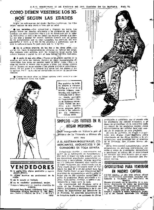 ABC MADRID 10-01-1973 página 73