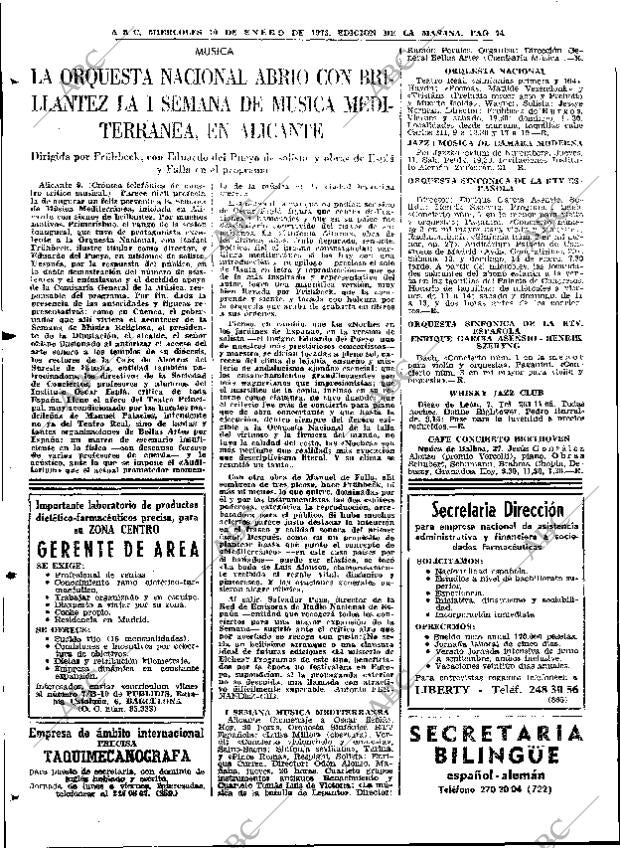 ABC MADRID 10-01-1973 página 74
