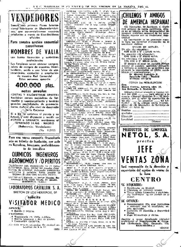 ABC MADRID 10-01-1973 página 81