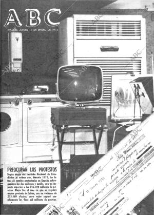 ABC MADRID 11-01-1973 página 1