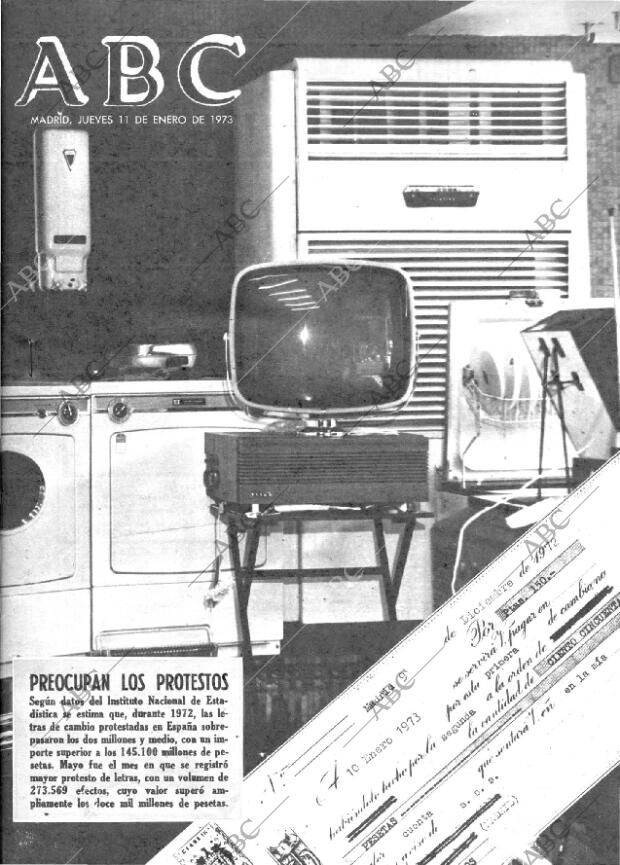 ABC MADRID 11-01-1973 página 1