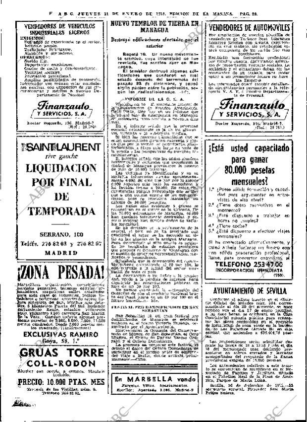 ABC MADRID 11-01-1973 página 28