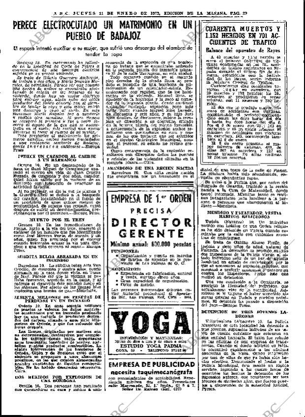 ABC MADRID 11-01-1973 página 29
