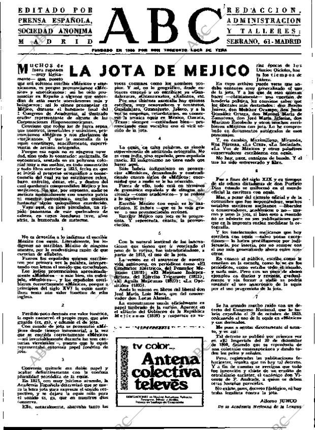 ABC MADRID 11-01-1973 página 3