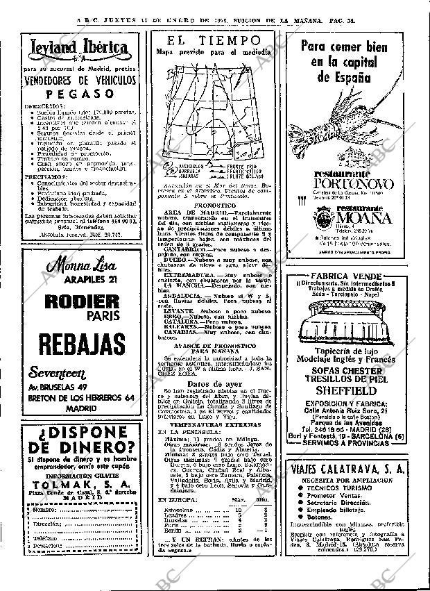 ABC MADRID 11-01-1973 página 34