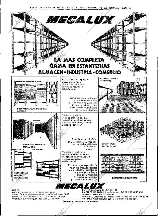 ABC MADRID 11-01-1973 página 42