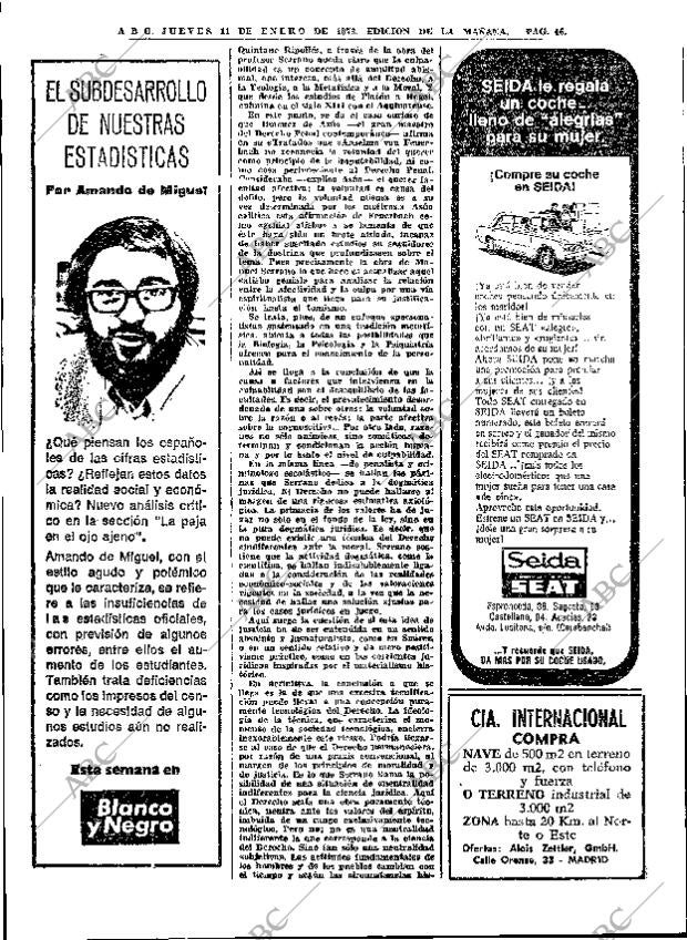 ABC MADRID 11-01-1973 página 46