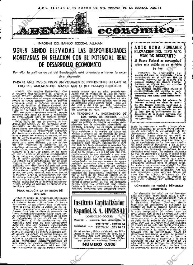ABC MADRID 11-01-1973 página 53