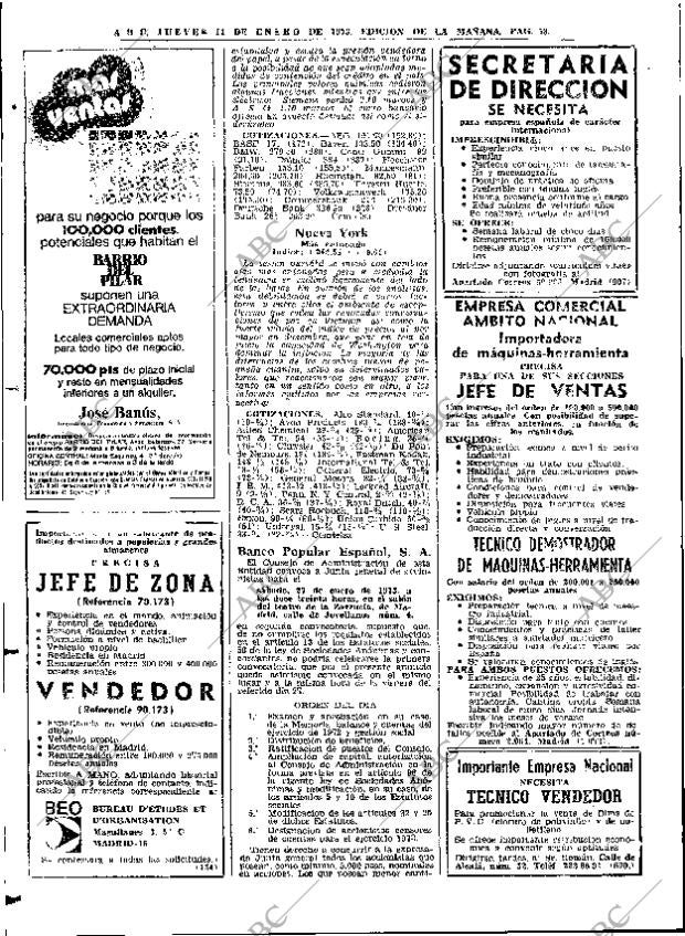 ABC MADRID 11-01-1973 página 58