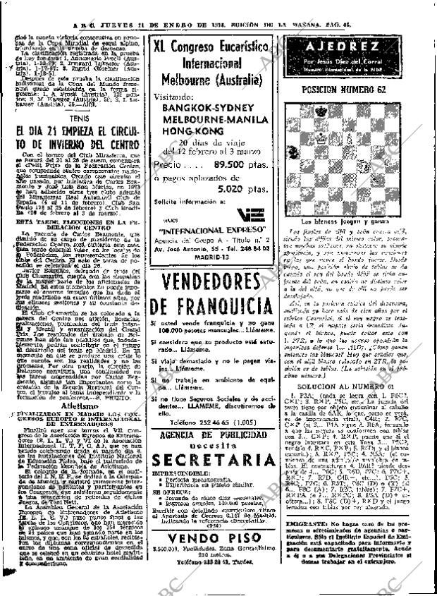 ABC MADRID 11-01-1973 página 66