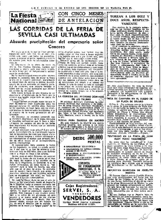 ABC MADRID 11-01-1973 página 67