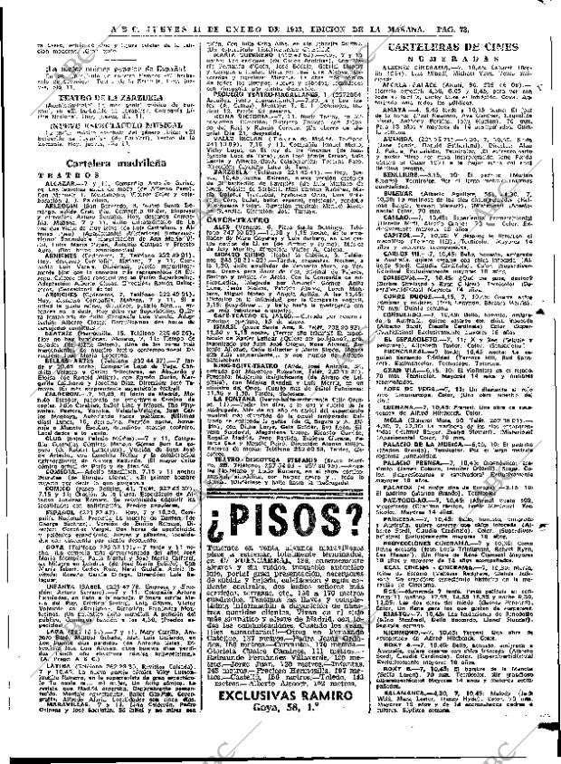 ABC MADRID 11-01-1973 página 73