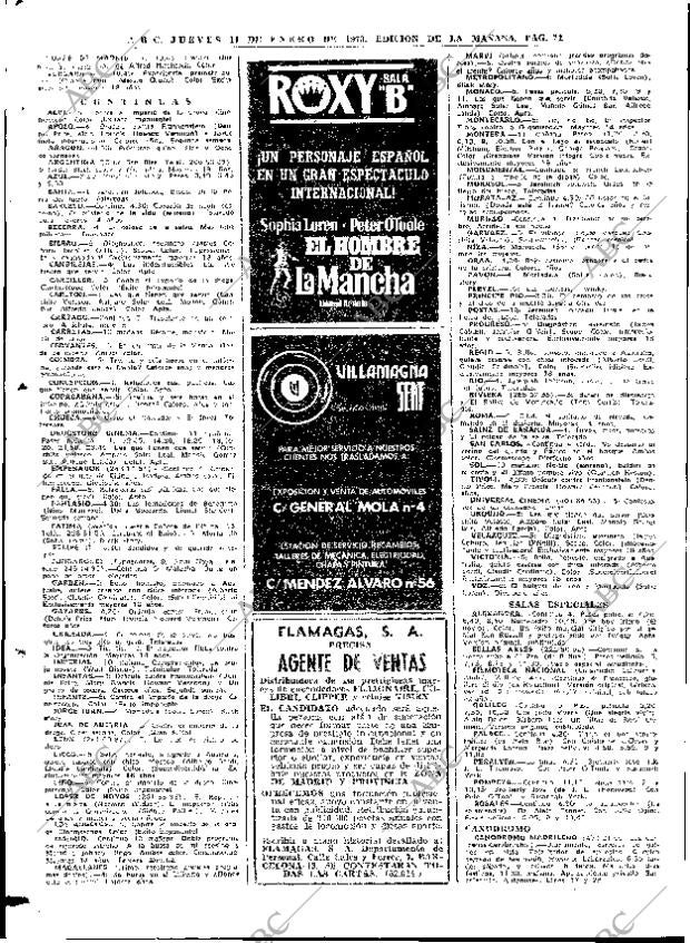 ABC MADRID 11-01-1973 página 74