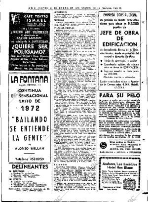 ABC MADRID 11-01-1973 página 75