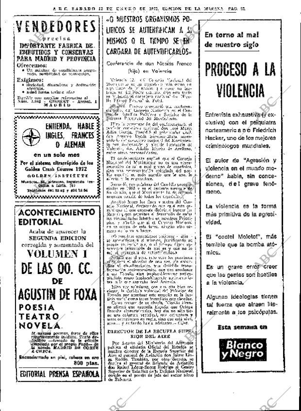 ABC MADRID 13-01-1973 página 22