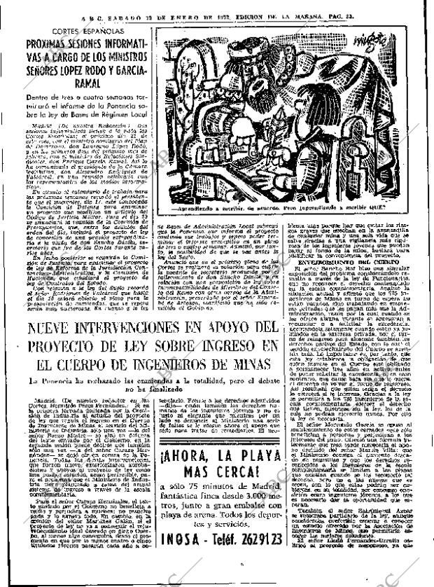 ABC MADRID 13-01-1973 página 23