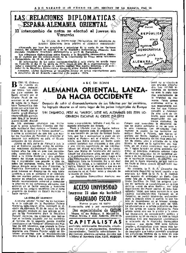 ABC MADRID 13-01-1973 página 25
