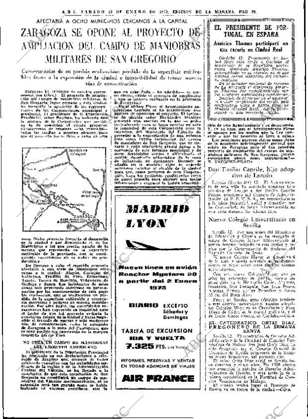ABC MADRID 13-01-1973 página 39