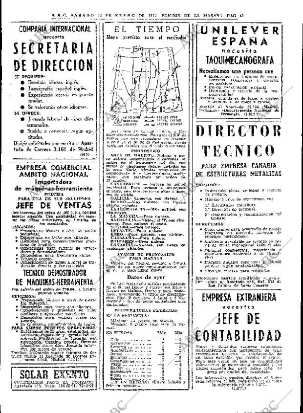 ABC MADRID 13-01-1973 página 42