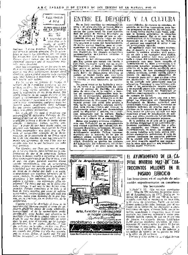 ABC MADRID 13-01-1973 página 43