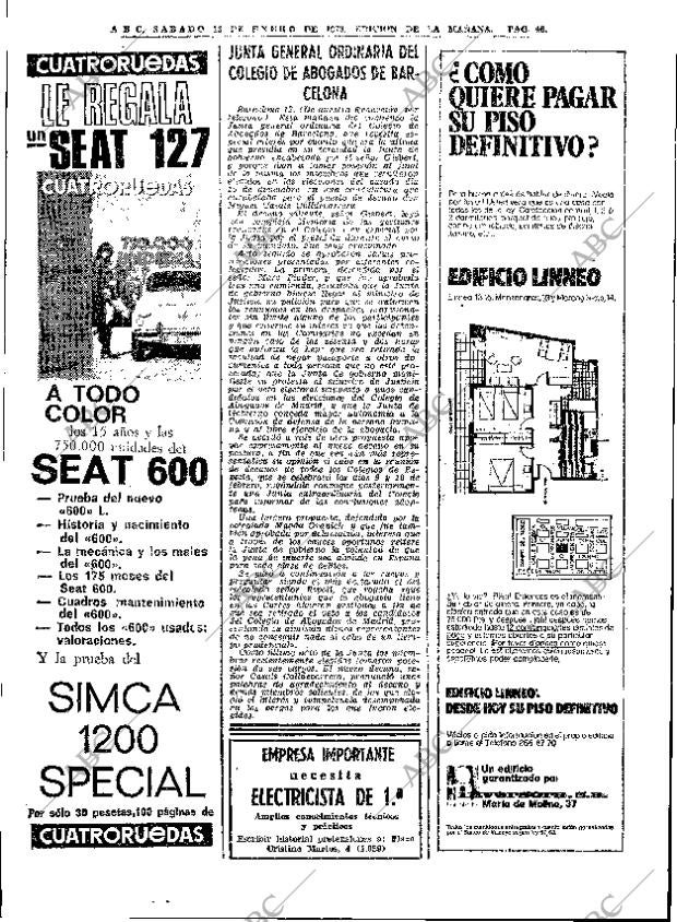 ABC MADRID 13-01-1973 página 46