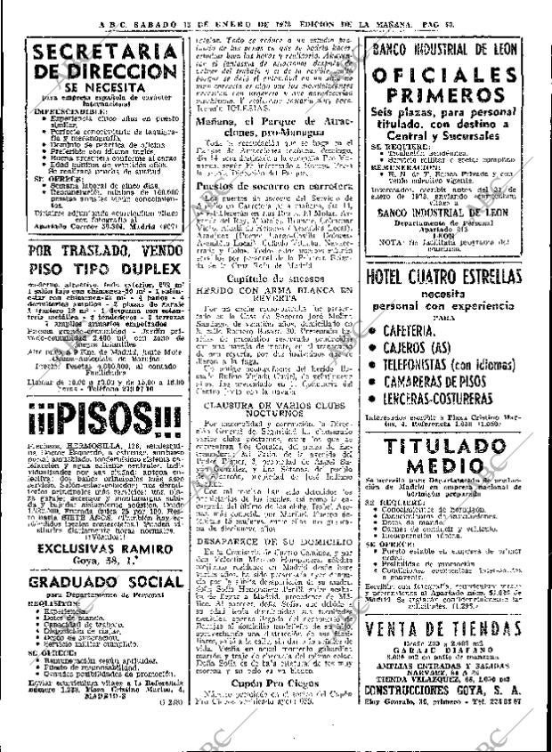 ABC MADRID 13-01-1973 página 50