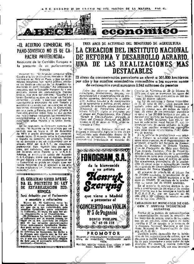ABC MADRID 13-01-1973 página 61