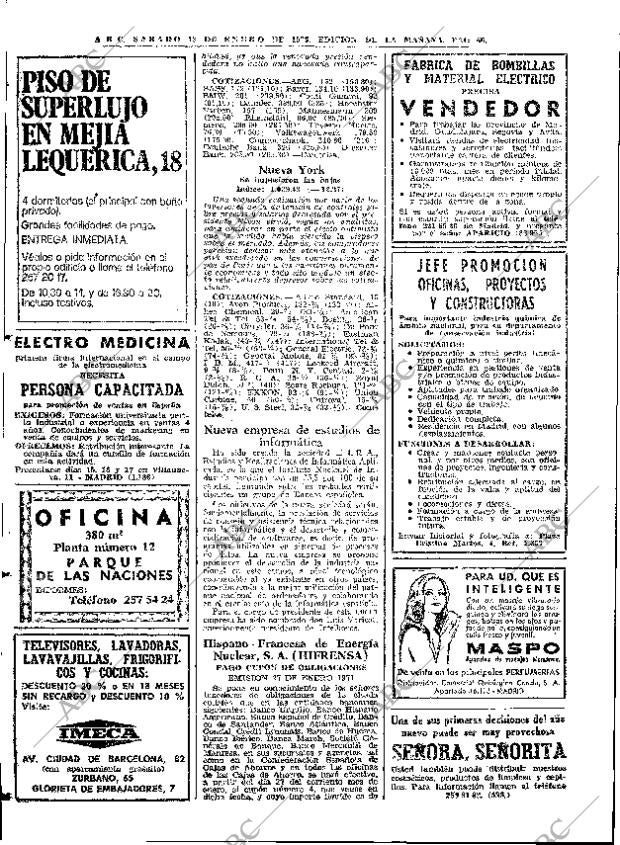 ABC MADRID 13-01-1973 página 66