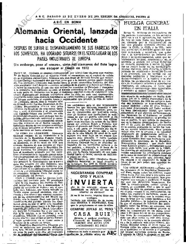 ABC SEVILLA 13-01-1973 página 25