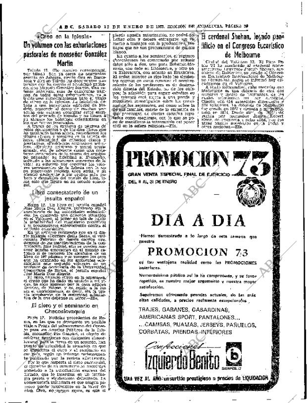 ABC SEVILLA 13-01-1973 página 39