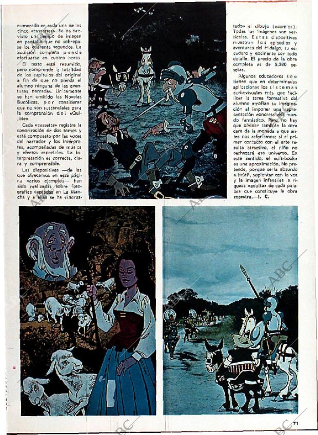 BLANCO Y NEGRO MADRID 13-01-1973 página 71