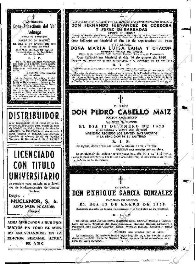 ABC MADRID 14-01-1973 página 109